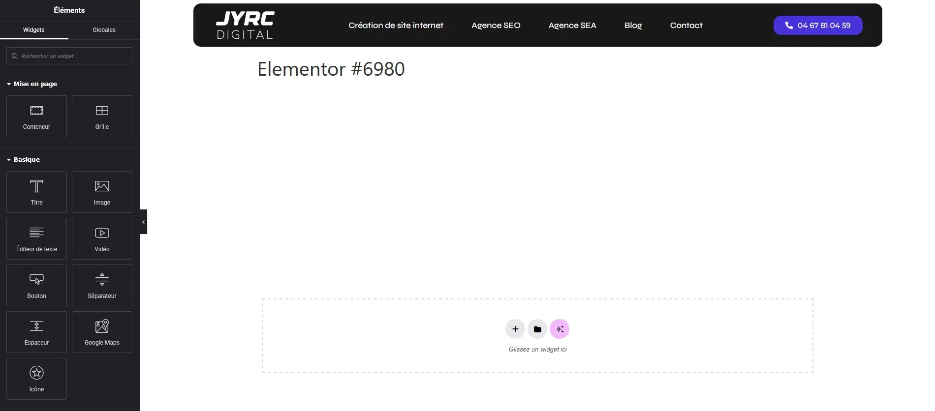 interface wordpress